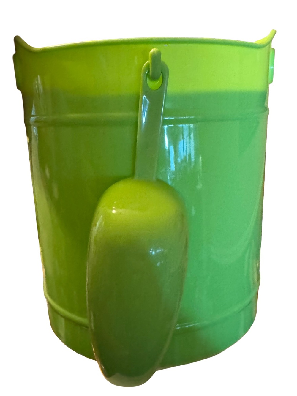 Retro Lime Green Insulated Ice Bucket & Scoop Set | New Never Used